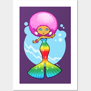 Deep sea diva Posters and Art